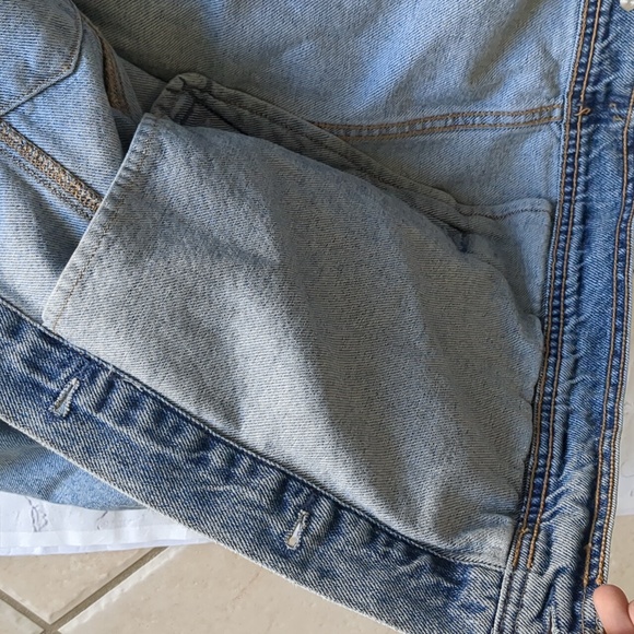 VICI Influencer Blue Denim Jacket, NWT, L - Picture 5 of 5